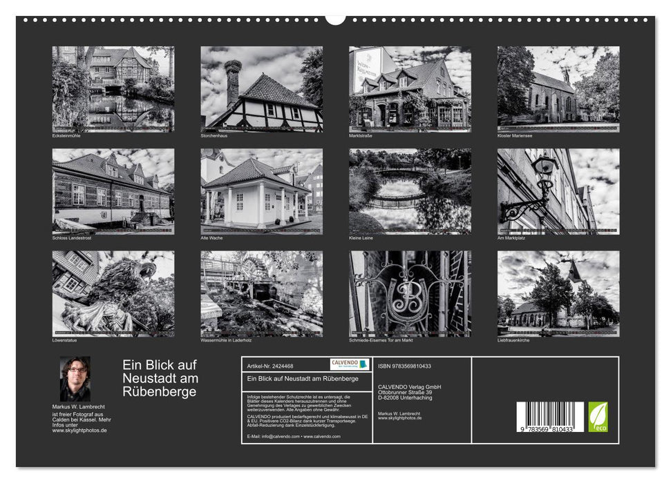 Ein Blick auf Neustadt am Rübenberge (CALVENDO Premium Wandkalender 2027)