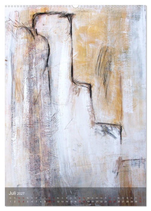 Expressive Malerei von Stefanie Rogge (CALVENDO Premium Wandkalender 2027)