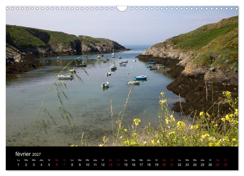 Belle-Île, la belle (CALVENDO Calendrier mensuel 2027)