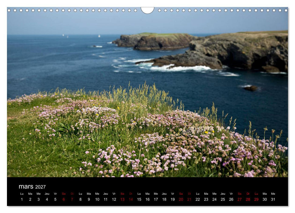 Belle-Île, la belle (CALVENDO Calendrier mensuel 2027)