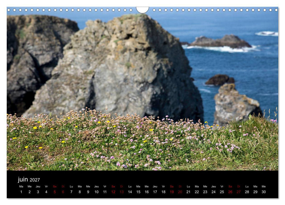 Belle-Île, la belle (CALVENDO Calendrier mensuel 2027)