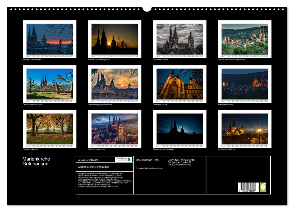 Marienkirche Gelnhausen (CALVENDO Wandkalender 2027)