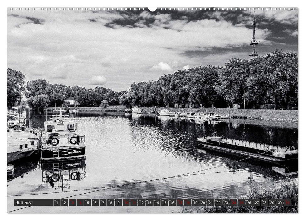 Ein Blick auf Nienburg an der Weser (CALVENDO Premium Wandkalender 2027)