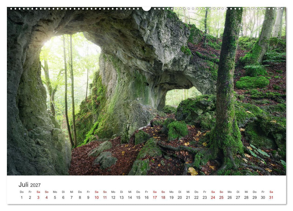Fränkische Schweiz – Zwischen Burgen, Höhlen und Wäldern (CALVENDO Premium Wandkalender 2027)