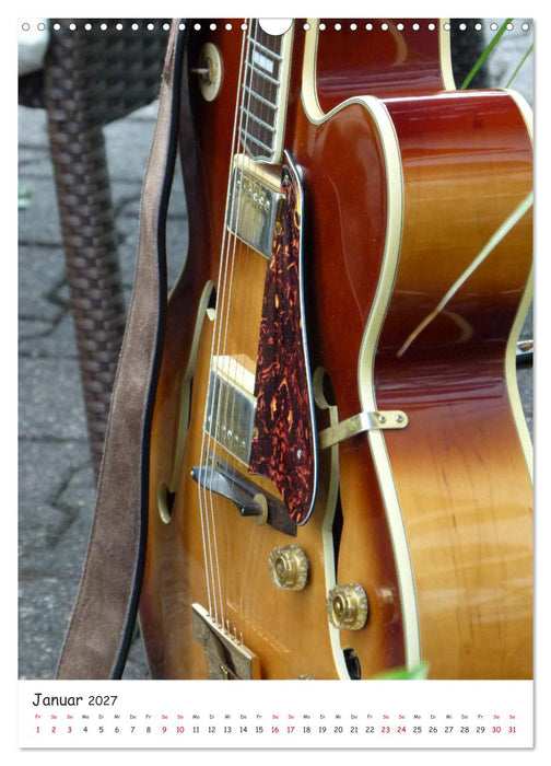 Gitarren Show-Up (CALVENDO Wandkalender 2027)