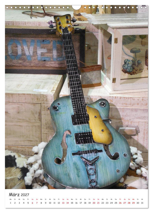 Gitarren Show-Up (CALVENDO Wandkalender 2027)