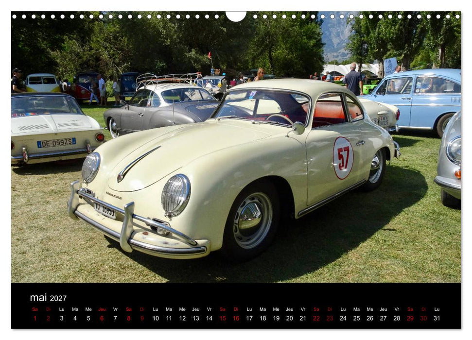 VOITURES VINTAGE (CALVENDO Calendrier mensuel 2027)