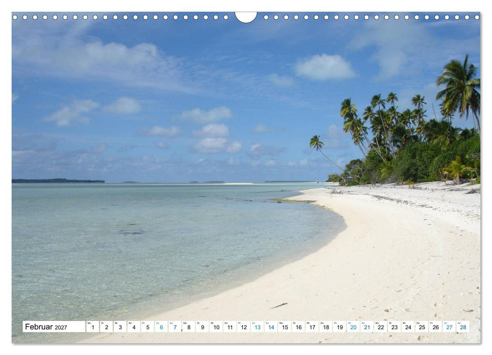 Cookinseln - Ein Traum aus Inseln und Lagunen in der Südsee (CALVENDO Wandkalender 2027)