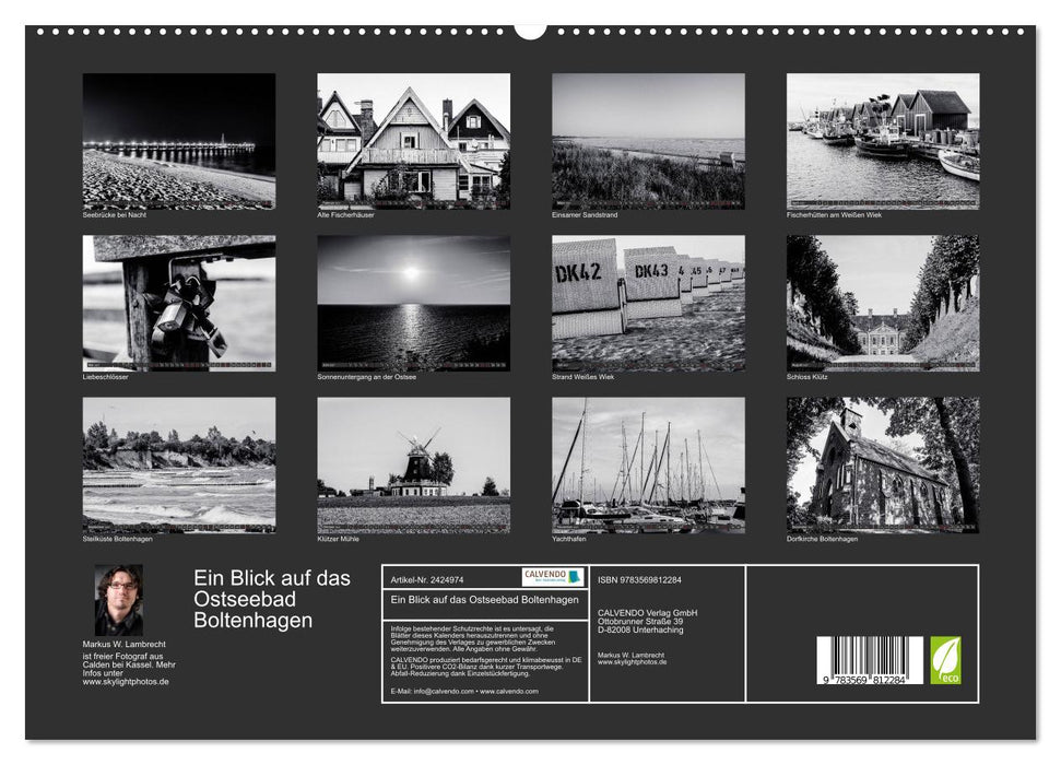 Ein Blick auf das Ostseebad Boltenhagen (CALVENDO Premium Wandkalender 2027)