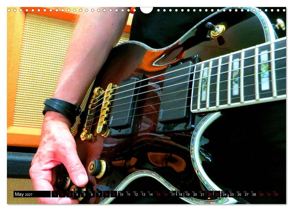 Guitars and Amps - Let's Rock (CALVENDO Monthly Calendar 2027)