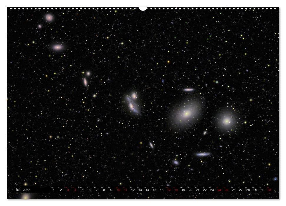 Galaxien des Nordhimmels (CALVENDO Premium Wandkalender 2027)