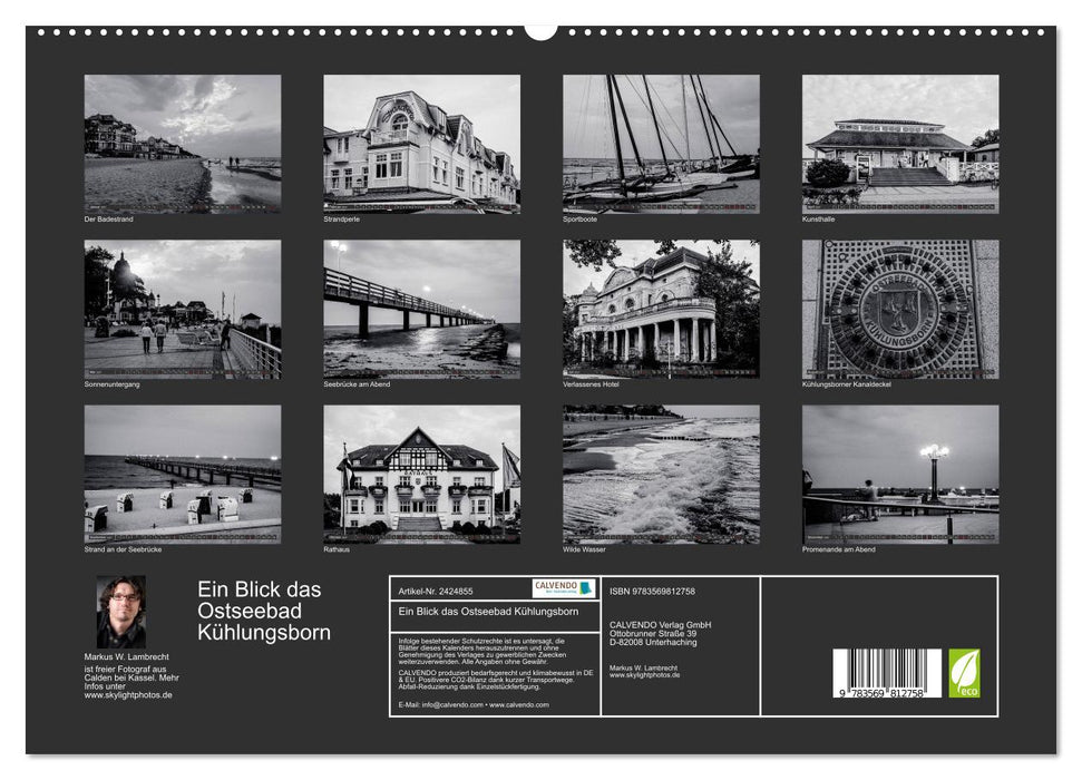 Ein Blick das Ostseebad Kühlungsborn (CALVENDO Premium Wandkalender 2027)