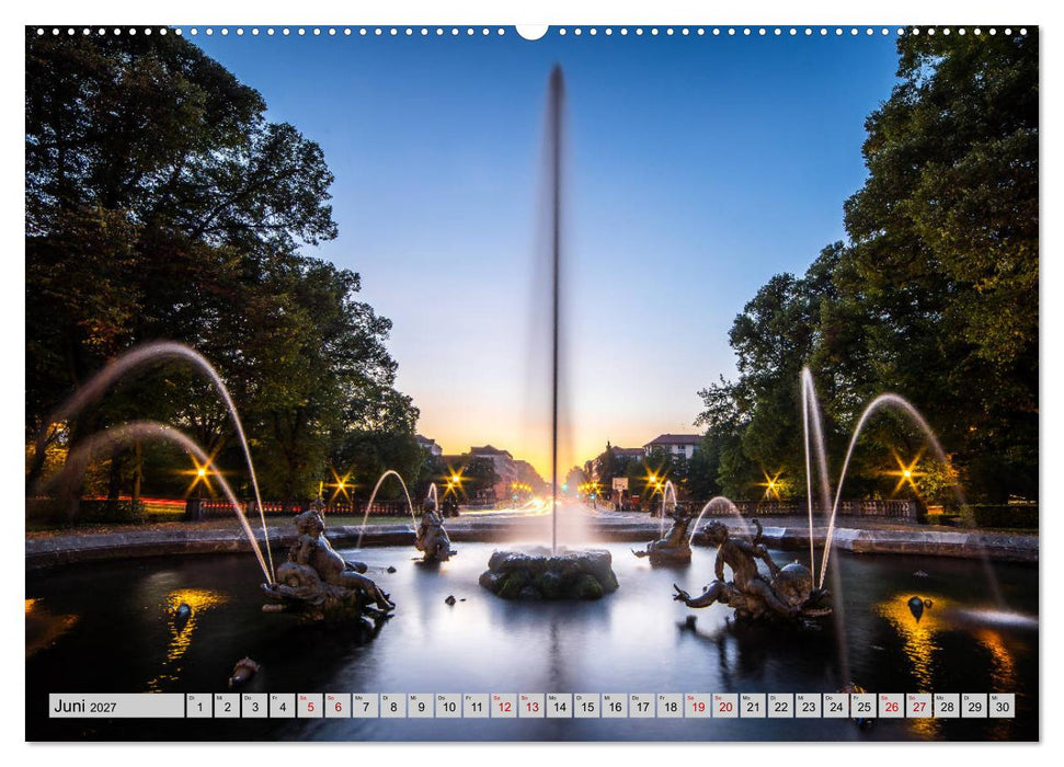 München - Lichter der Großstadt (CALVENDO Premium Wandkalender 2027)