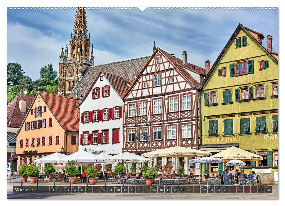 Esslingen am Neckar. Ein- und Ausblicke von Andreas Voigt (CALVENDO Premium Wandkalender 2027)