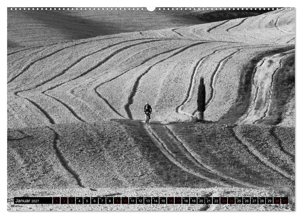 Toscana - monocromatico (CALVENDO Wandkalender 2027)