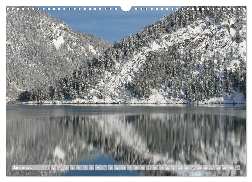 Der Sylvenstein - Impressionen eines Sees in Oberbayern (CALVENDO Wandkalender 2027)