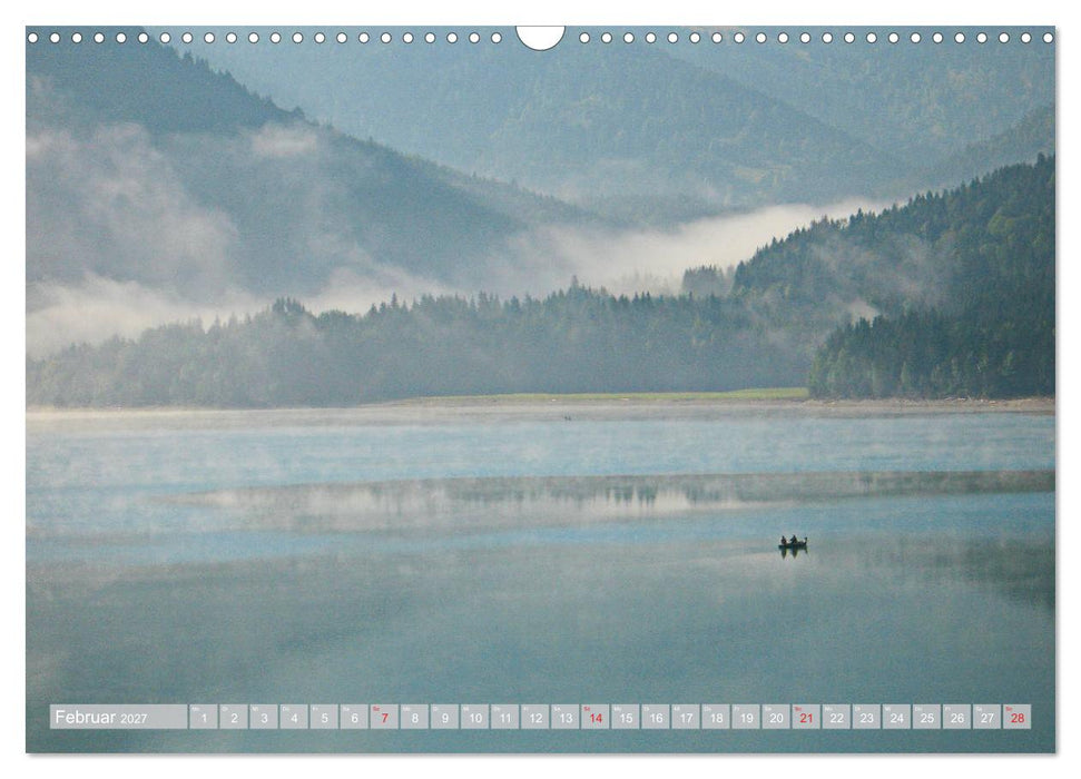 Der Sylvenstein - Impressionen eines Sees in Oberbayern (CALVENDO Wandkalender 2027)