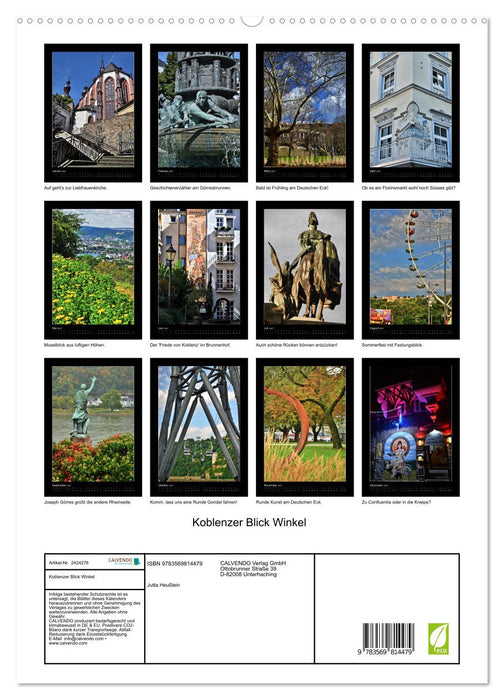 Koblenzer Blick Winkel (CALVENDO Premium Wandkalender 2027)