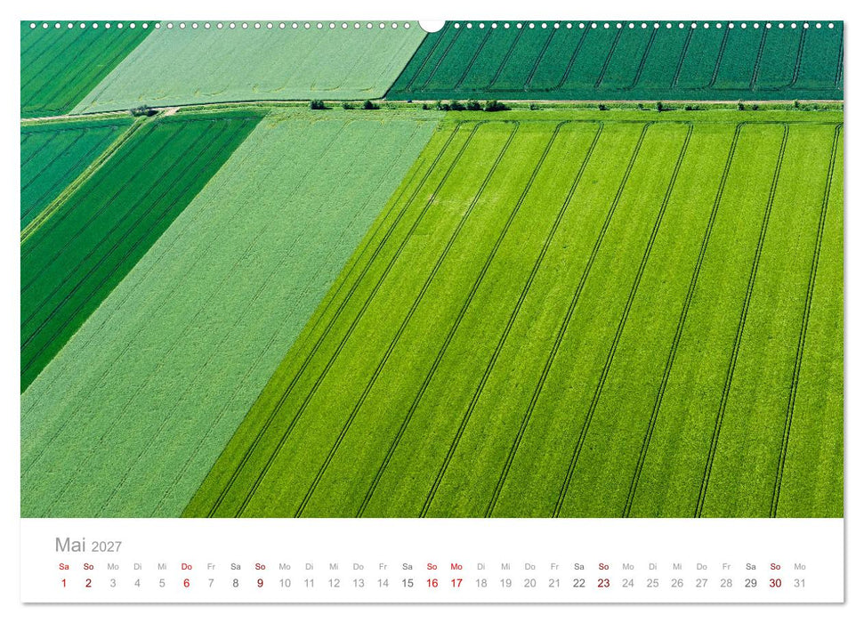 Harzvorland Luftbilder 2027 (CALVENDO Premium Wandkalender 2027)