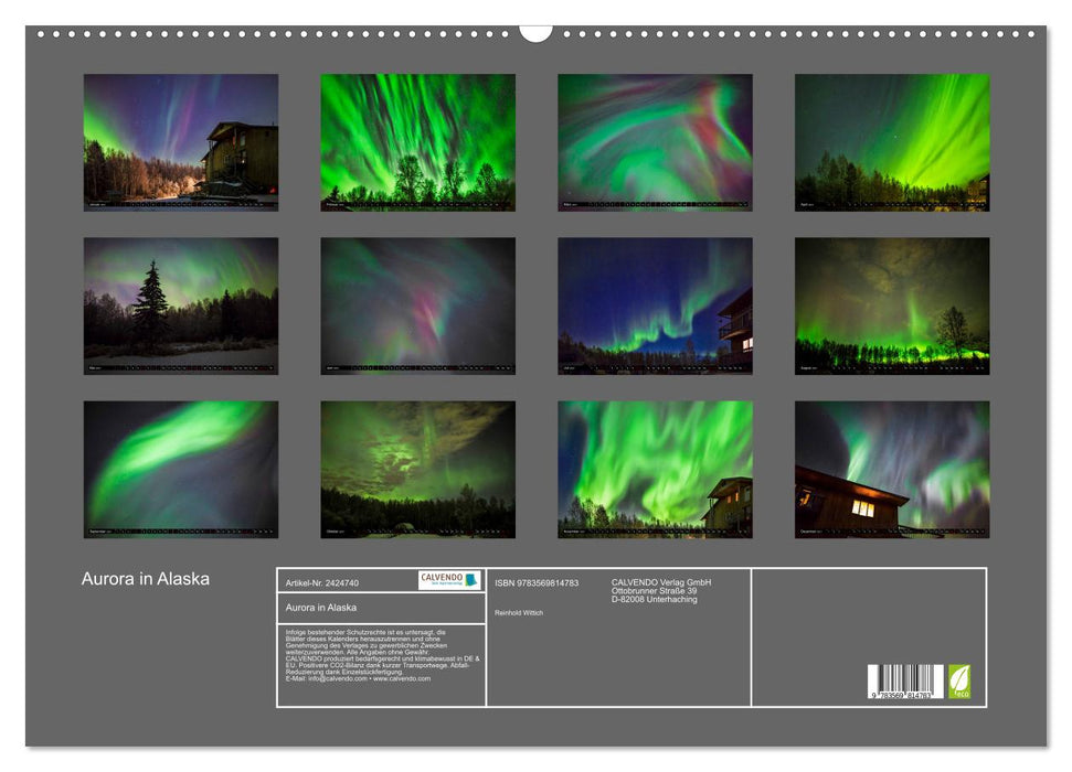 Aurora in Alaska (CALVENDO Wandkalender 2027)