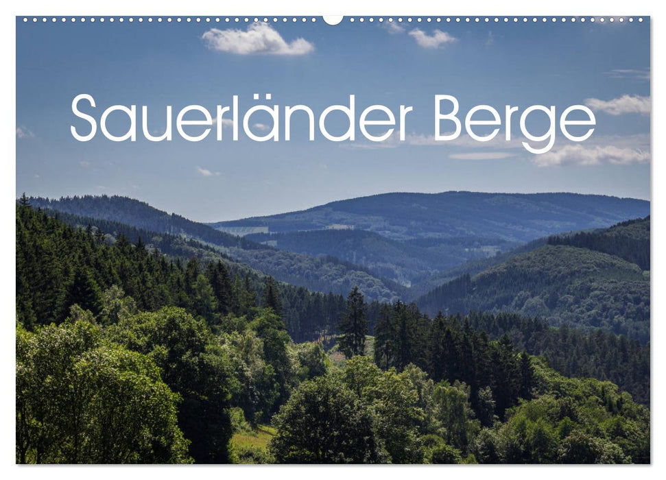 Sauerländer Berge (CALVENDO Wandkalender 2027)