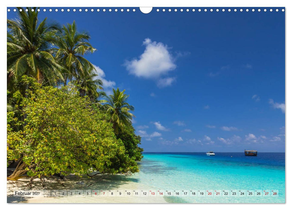 Malediven - Traumhaftes Paradies im Indischen Ozean (CALVENDO Wandkalender 2027)