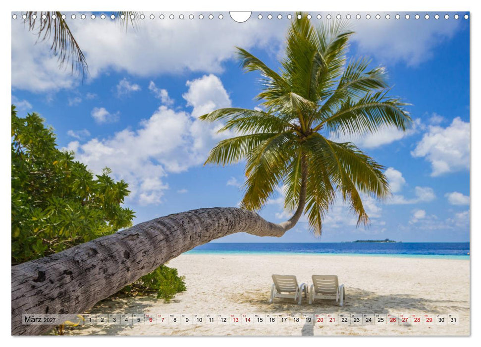 Malediven - Traumhaftes Paradies im Indischen Ozean (CALVENDO Wandkalender 2027)