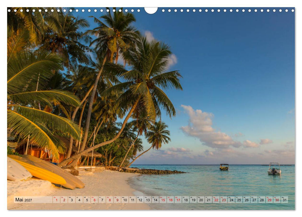 Malediven - Traumhaftes Paradies im Indischen Ozean (CALVENDO Wandkalender 2027)