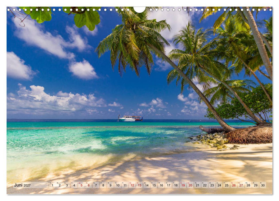 Malediven - Traumhaftes Paradies im Indischen Ozean (CALVENDO Wandkalender 2027)