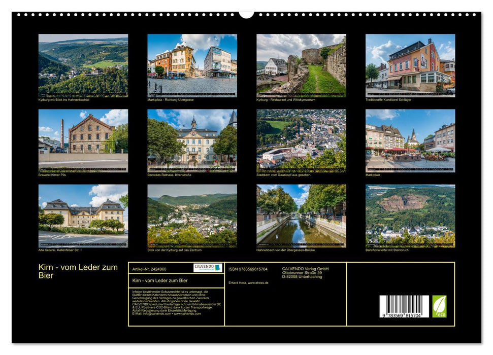 Kirn - vom Leder zum Bier (CALVENDO Premium Wandkalender 2027)