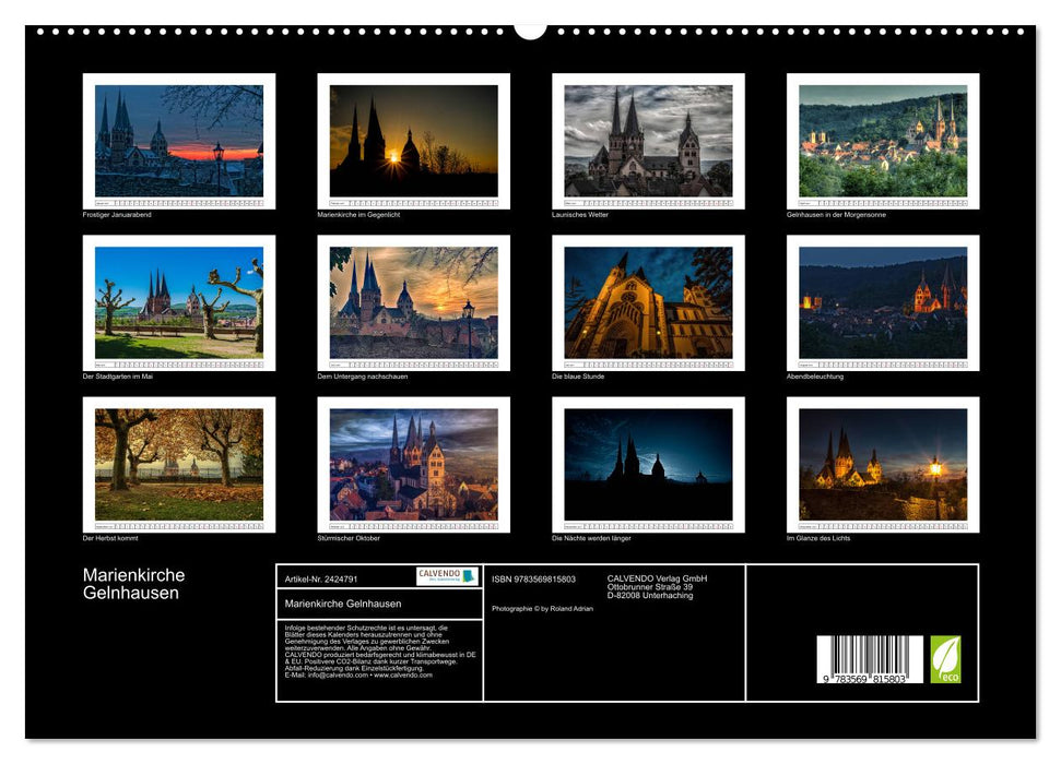 Marienkirche Gelnhausen (CALVENDO Premium Wandkalender 2027)