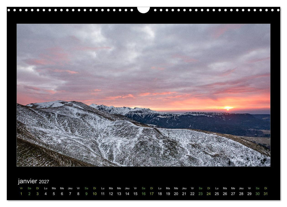 L'Auvergne est belle (CALVENDO Calendrier mensuel 2027)