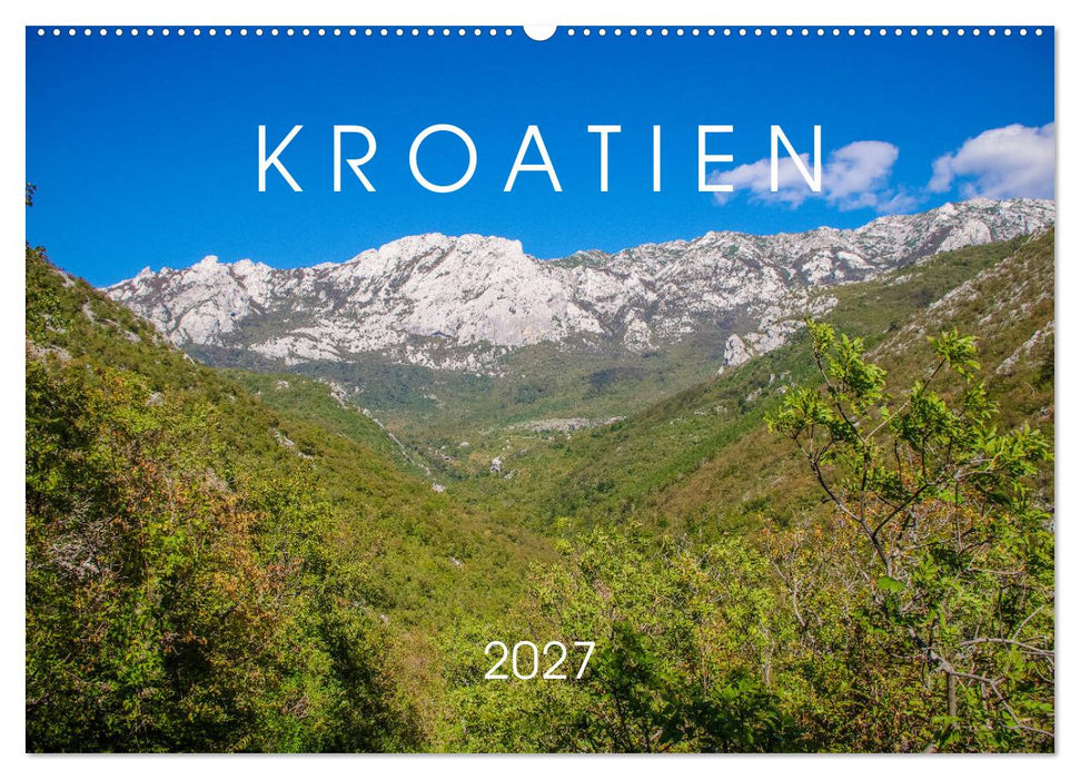 Kroatien 2027 (CALVENDO Wandkalender 2027)