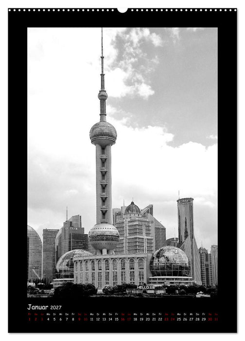 Shanghai zwischen Tradition und Business (CALVENDO Wandkalender 2027)