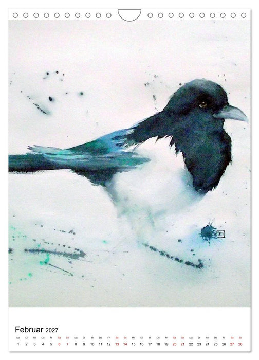 Tiere in Aquarell 2027 - von Ruth Trinczek (CALVENDO Wandkalender 2027)