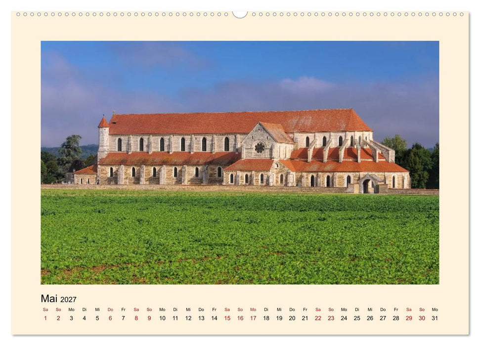 Burgund - Das grüne Herz Frankreichs (CALVENDO Wandkalender 2027)