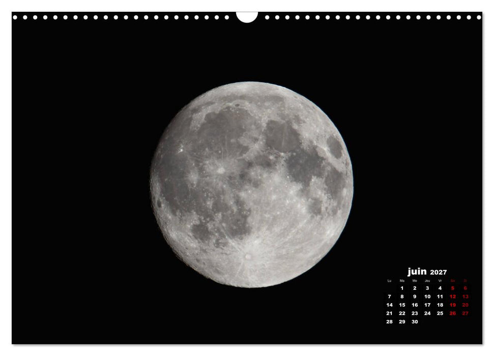 Phases de la lune (CALVENDO Calendrier mensuel 2027)