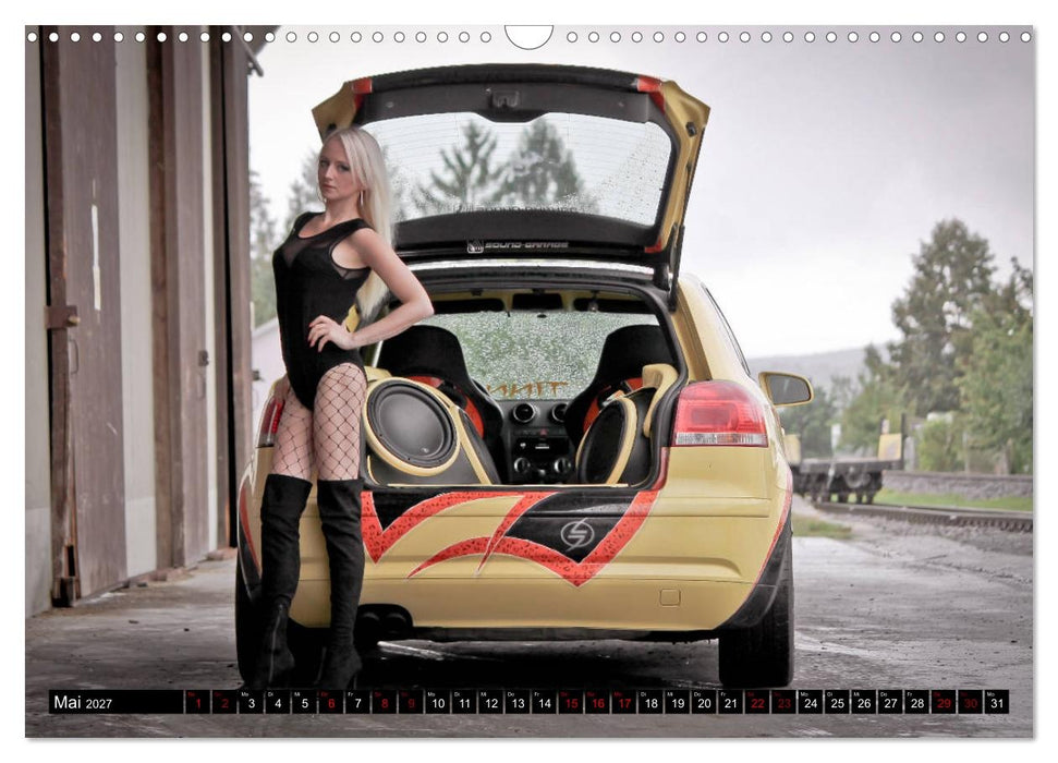 Heiße Frauen und schnelle Autos (CALVENDO Wandkalender 2027)
