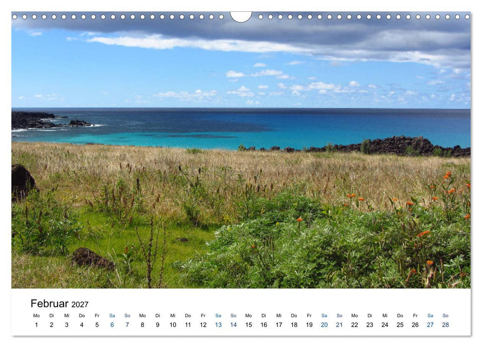 Die Osterinsel - mystisches Inselparadies im Südostpazifik (CALVENDO Wandkalender 2027)