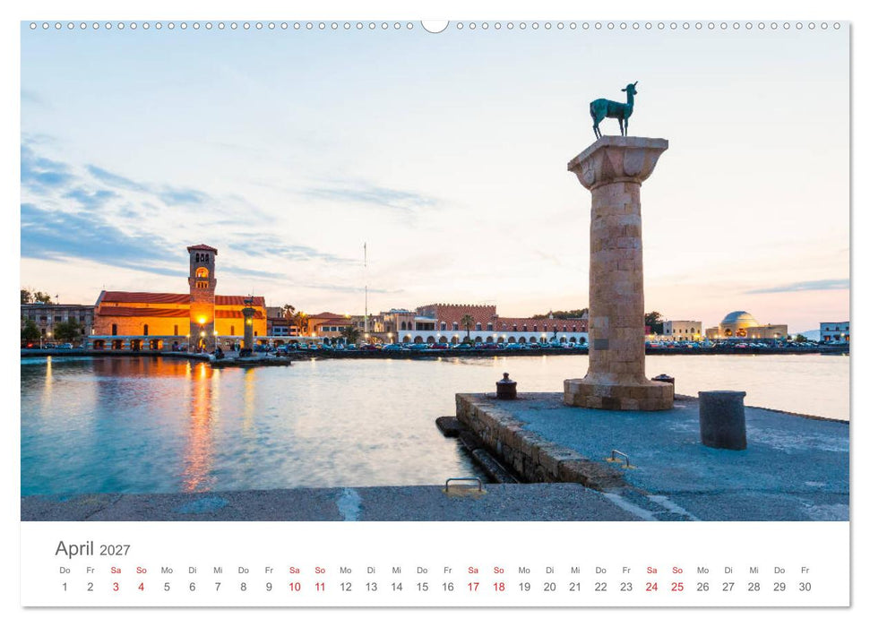 RHODOS Impressionen (CALVENDO Wandkalender 2027)