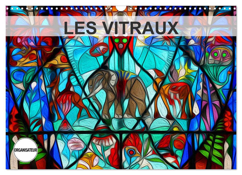 LES VITRAUX (CALVENDO Calendrier mensuel 2027)