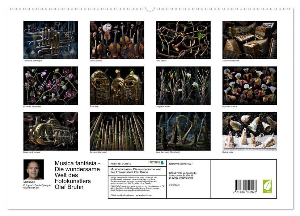 Musica fantásia - Die wundersame Welt des Fotokünstlers Olaf Bruhn (CALVENDO Premium Wandkalender 2027)