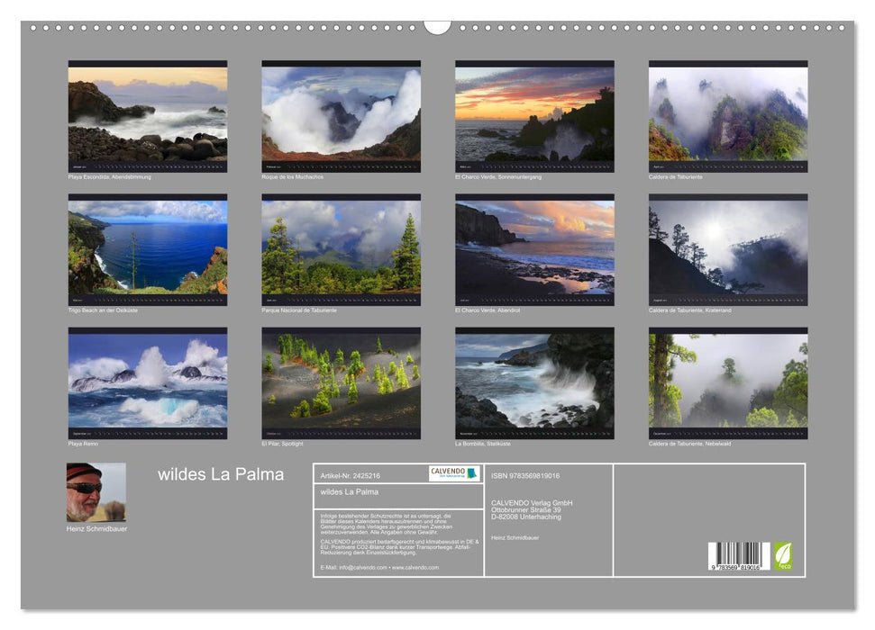 wildes La Palma (CALVENDO Wandkalender 2027)