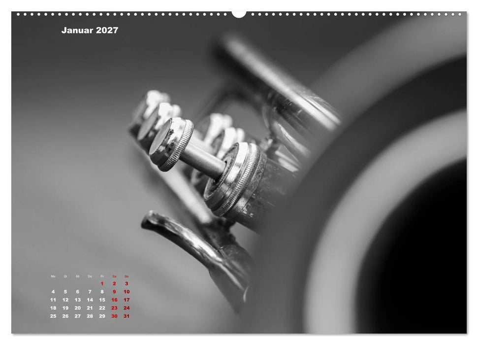 Trompete - Close up (CALVENDO Premium Wandkalender 2027)