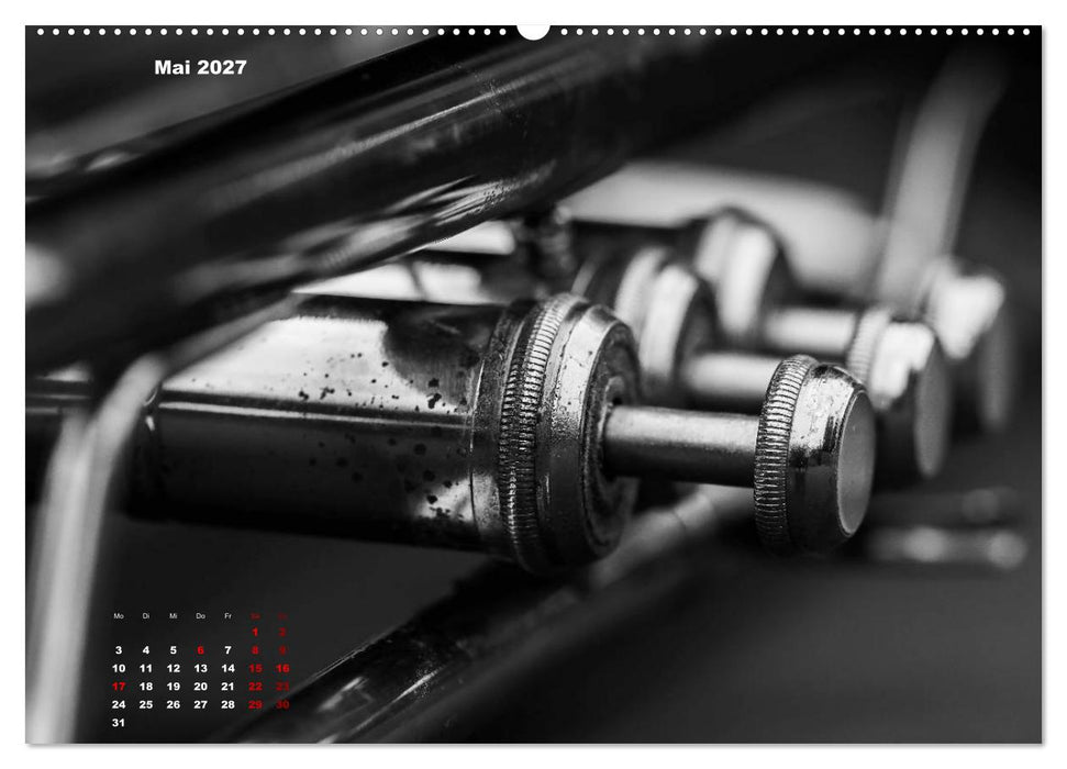 Trompete - Close up (CALVENDO Premium Wandkalender 2027)