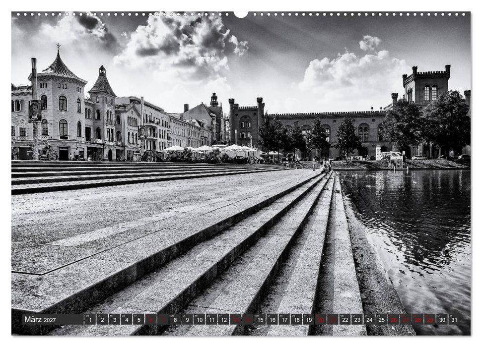 Ein Blick auf Schwerin (CALVENDO Premium Wandkalender 2027)