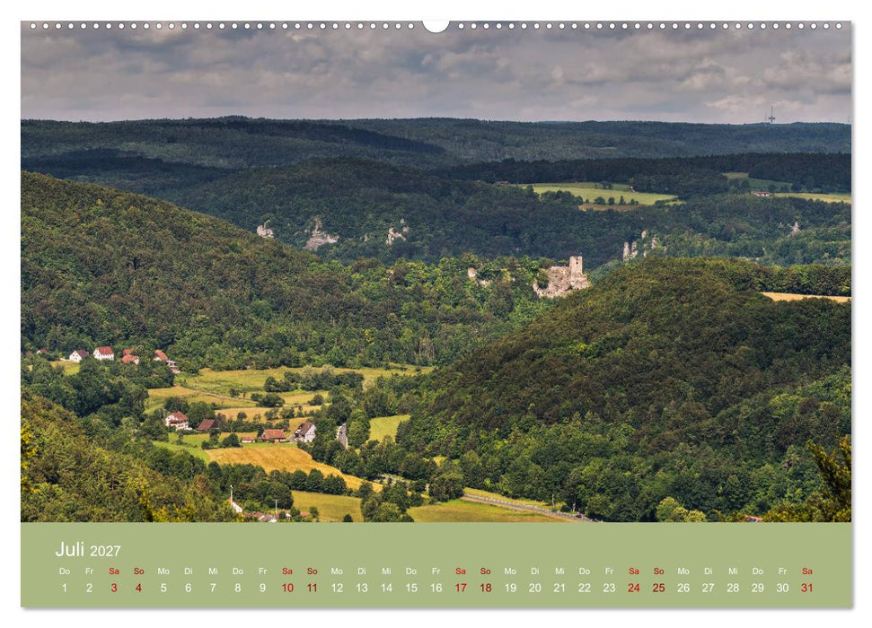 Schöne Aussichten in die Fränkische Schweiz (CALVENDO Premium Wandkalender 2027)