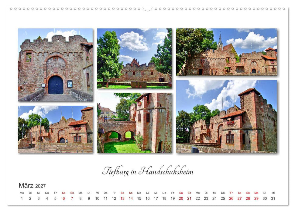 Heidelberg Fotocollagen (CALVENDO Premium Wandkalender 2027)