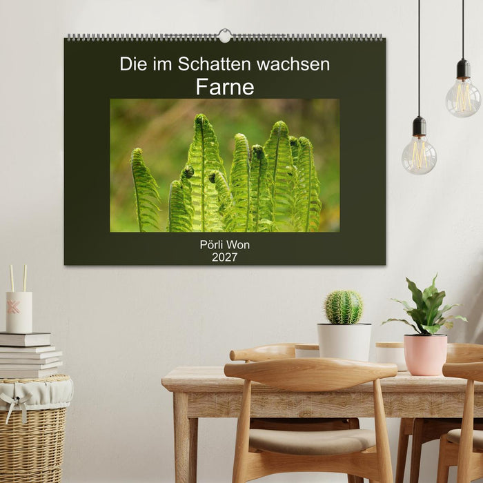 Die im Schatten wachsen - Farne (CALVENDO Wandkalender 2027)