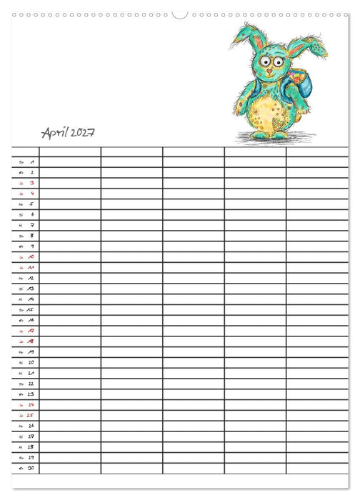 Bunte Freunde (CALVENDO Wandkalender 2027)